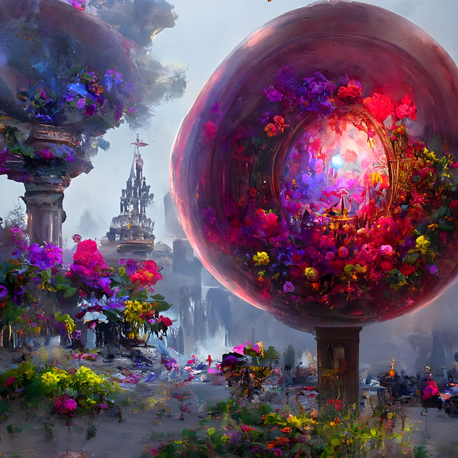 Mysterious Flower Blossom Kingdom by Amaringo and Deutsch