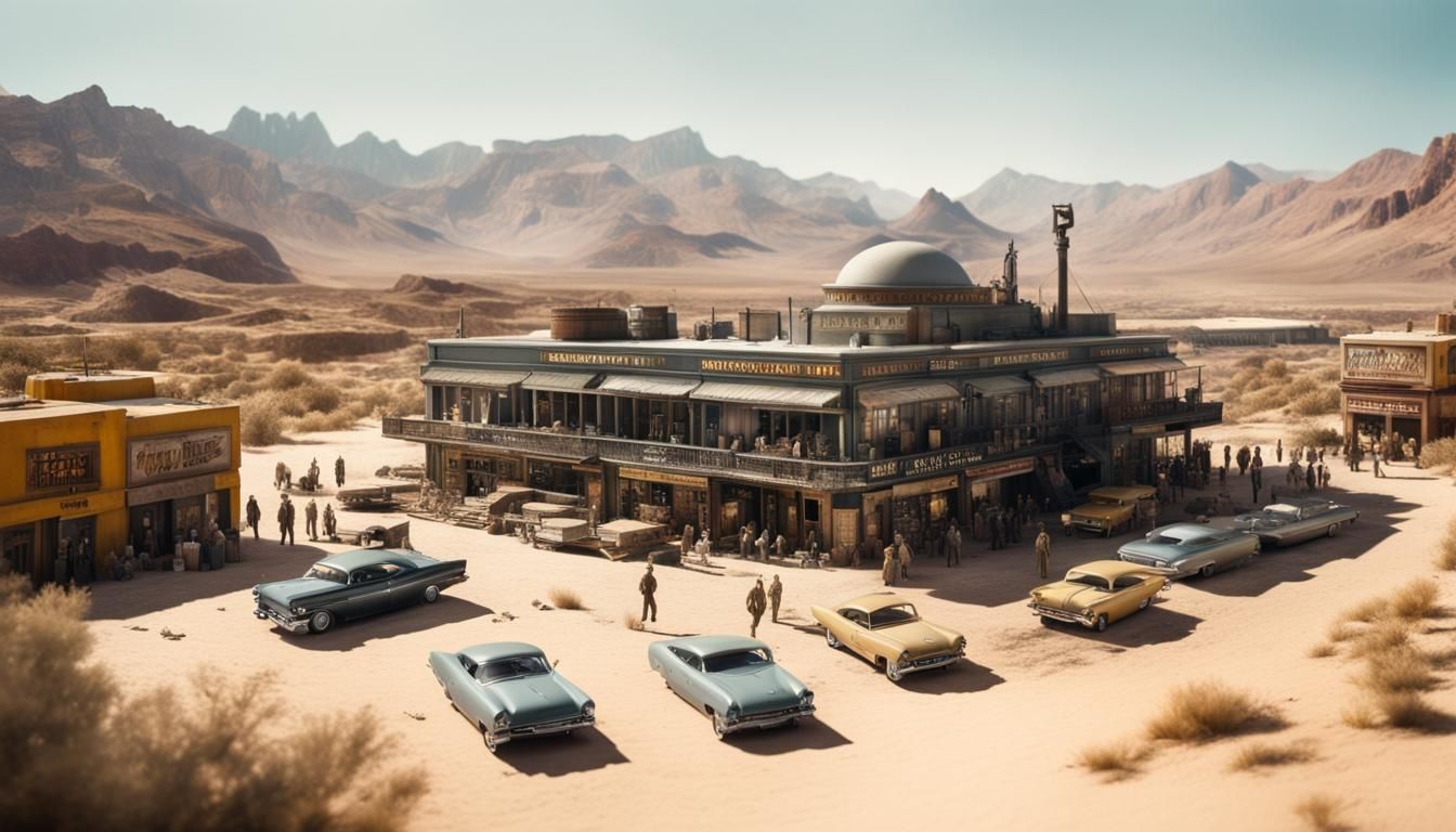 Hyperrealistic Diorama in Cinematic Style