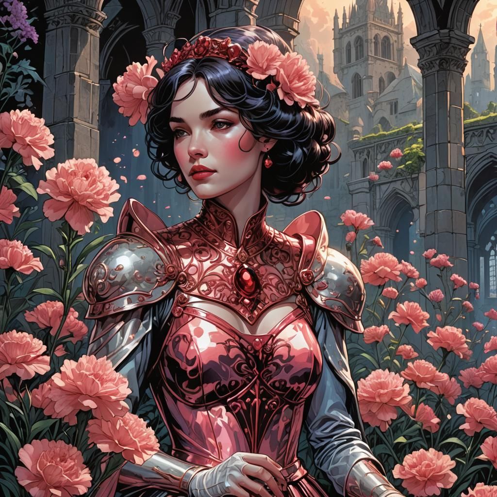 Sonorous Carnation: Comic Book Lips in Ruby and Coral