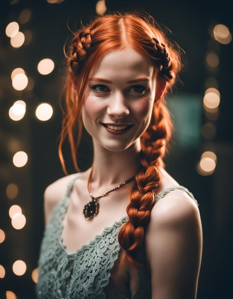 Irish Redhead in Lingerie: Professional Photography