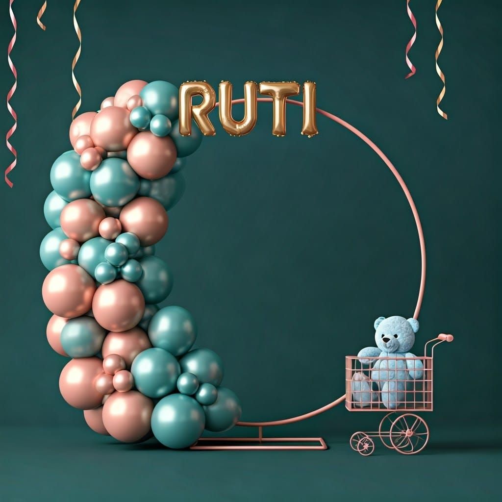 Luxurious Balloon Arrangement in Elegant Hoop