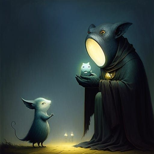 Radiant Creatures Shine in the Shadows