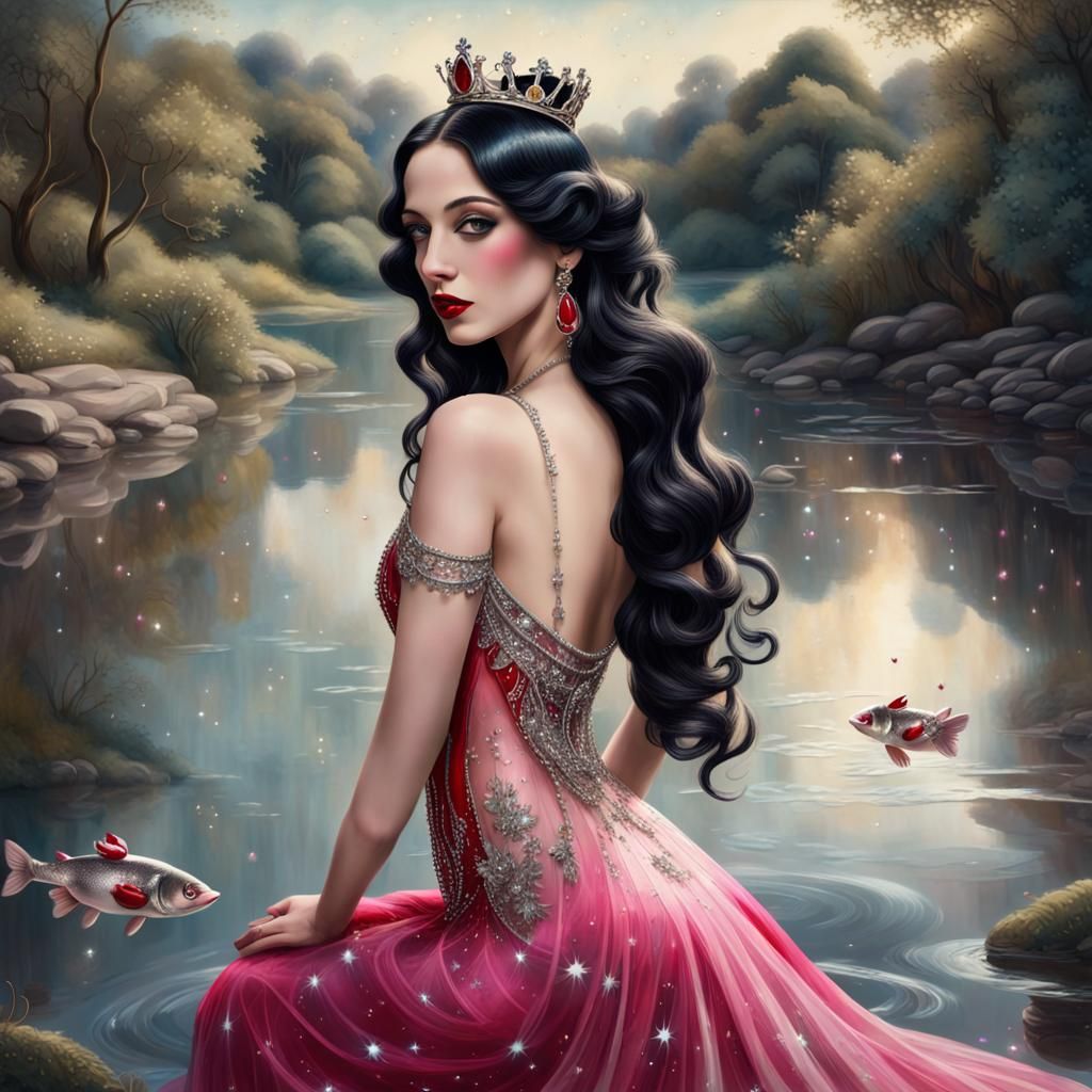 Lady Sharamunda in starry dress