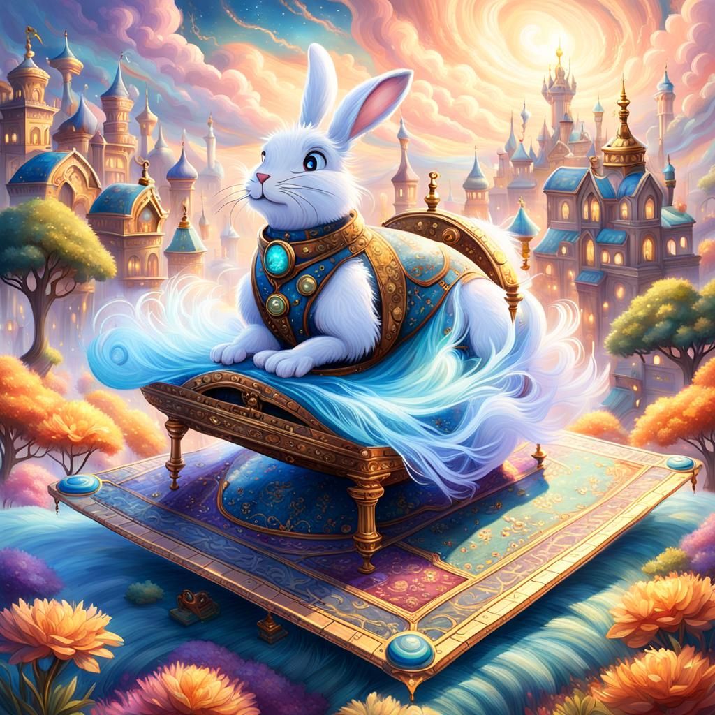 Steampunk Magic Carpet Powered by Blue Rabbit