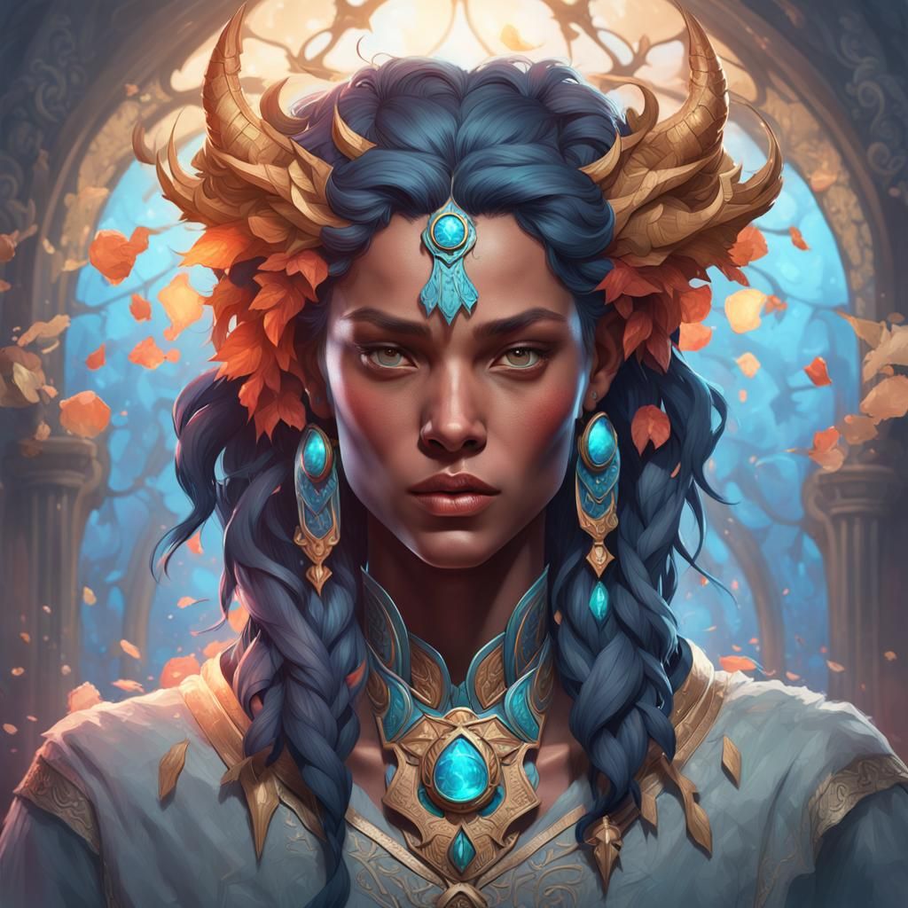 Detailed Beast Portrait in Hyperrealistic Style