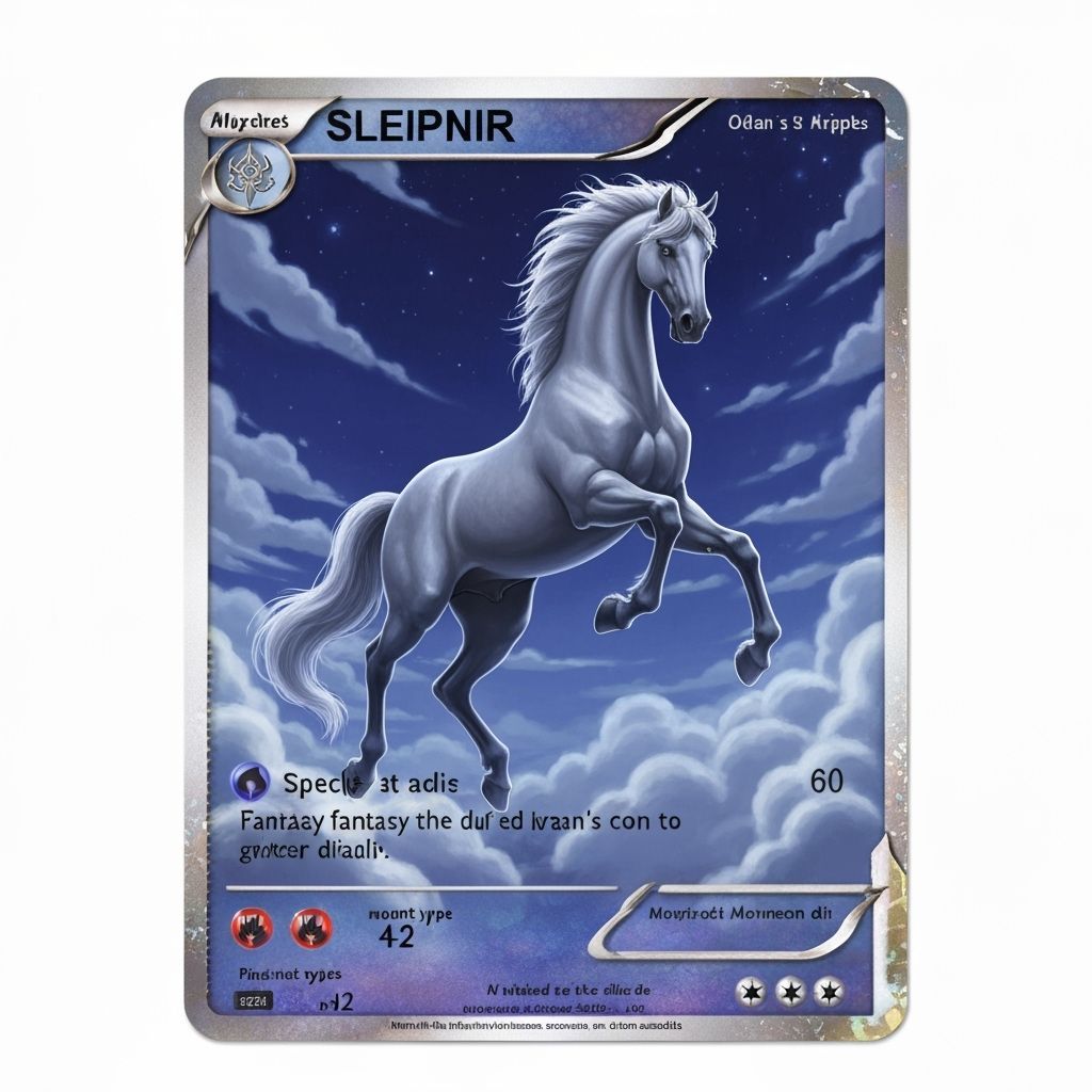 Sleipnir Pokémon Card: Odin's Eight-Legged Horse