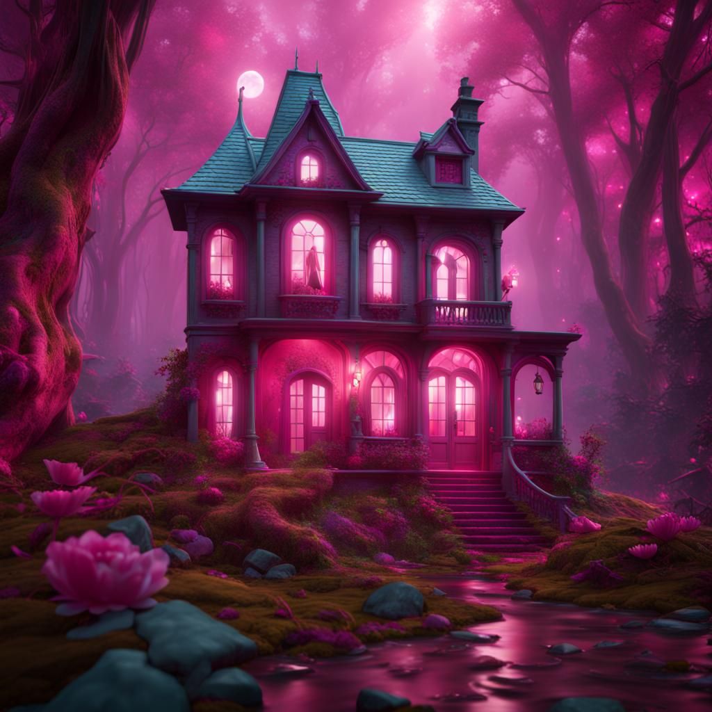 Barbie House in Scary Enchanted Woods