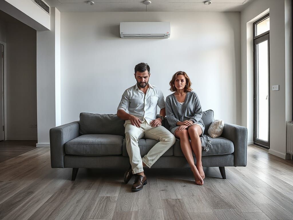 Intimate Roman Loft Interior with Subtle Tension