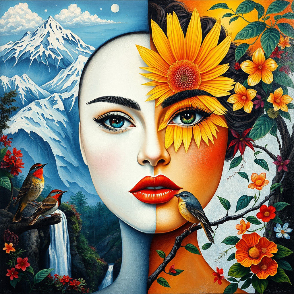 A surreal seasonal divide