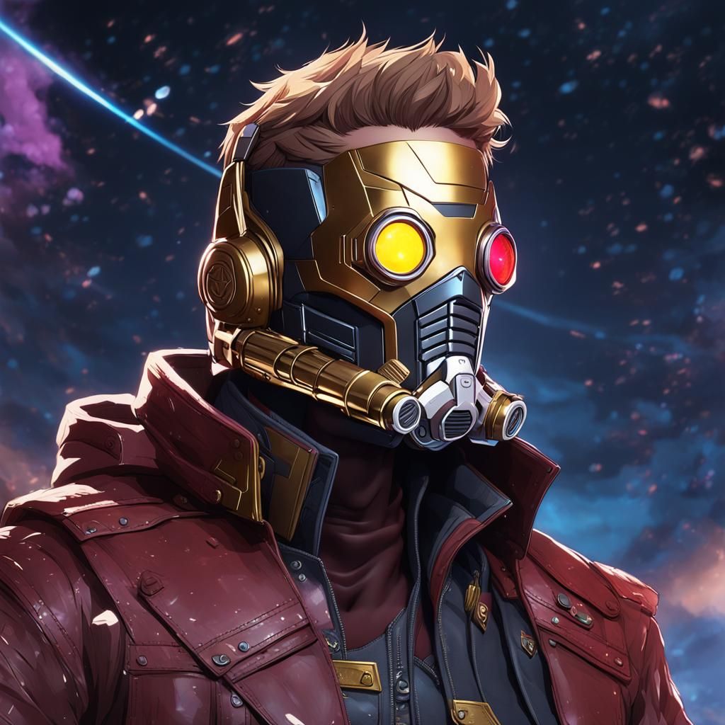Rich Star Lord in Detailed 3D Anime Art