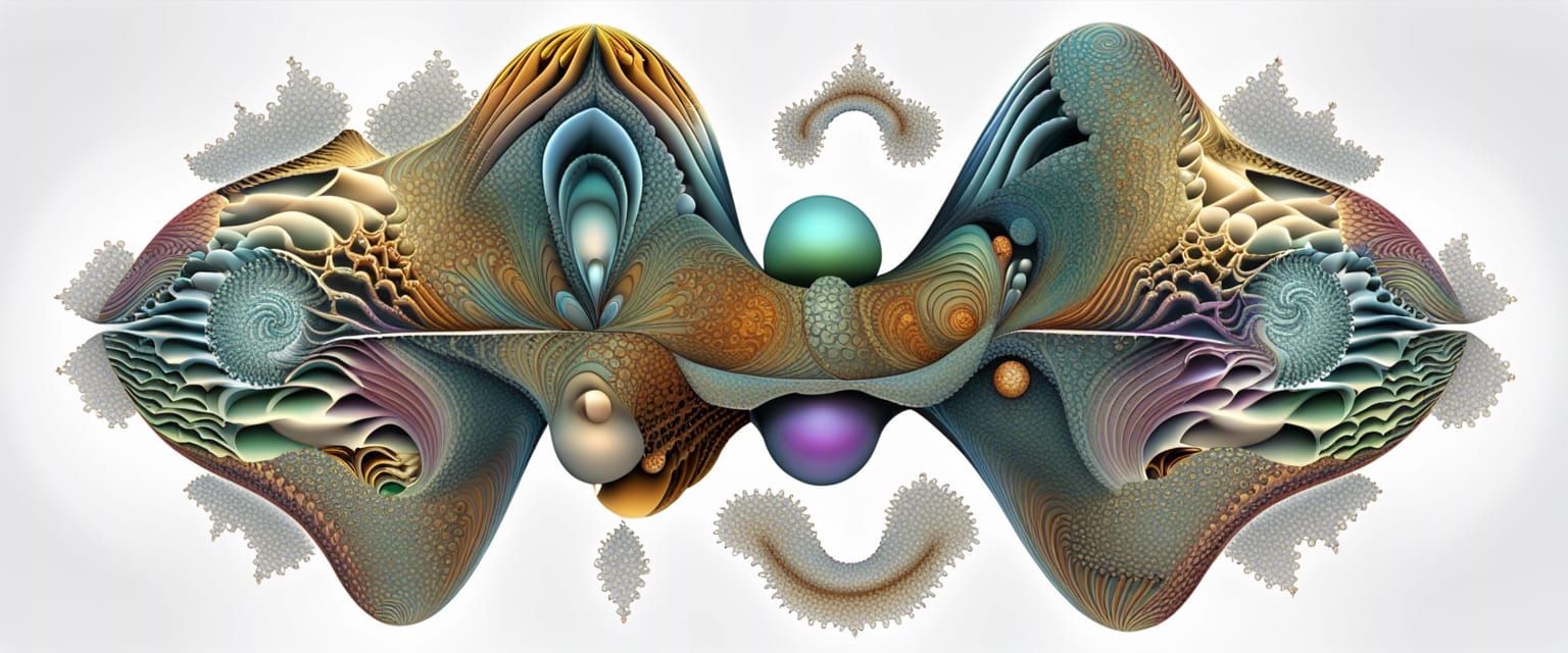 Fractal Conception: Quantum Zentangle in 3D