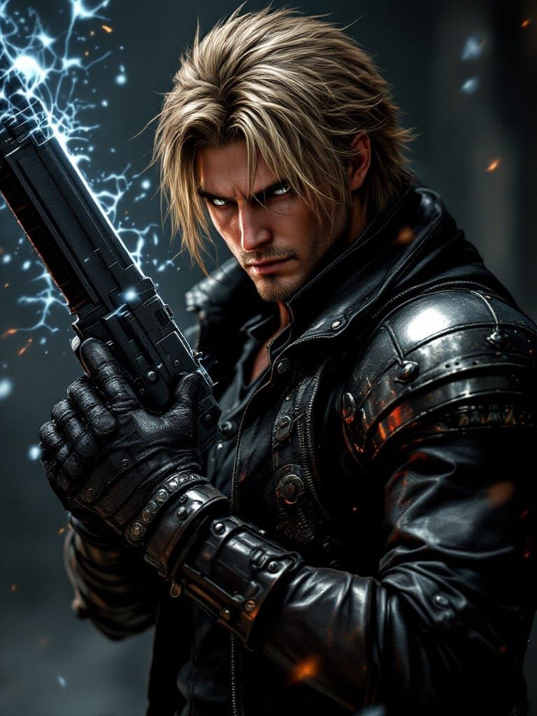 Hybrid Warrior: Grit and Sorcery Fusion