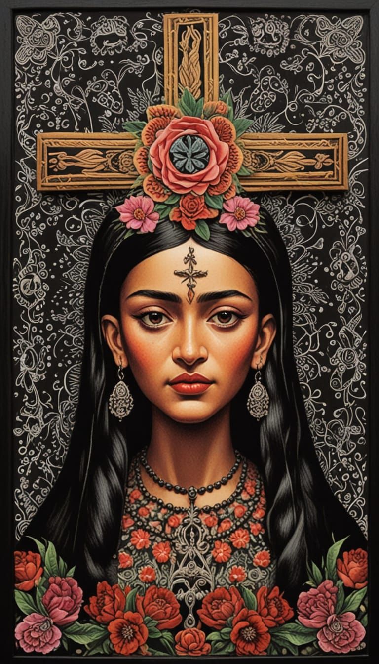 Primitive Folk Art in the Style of José Guadalupe Posada