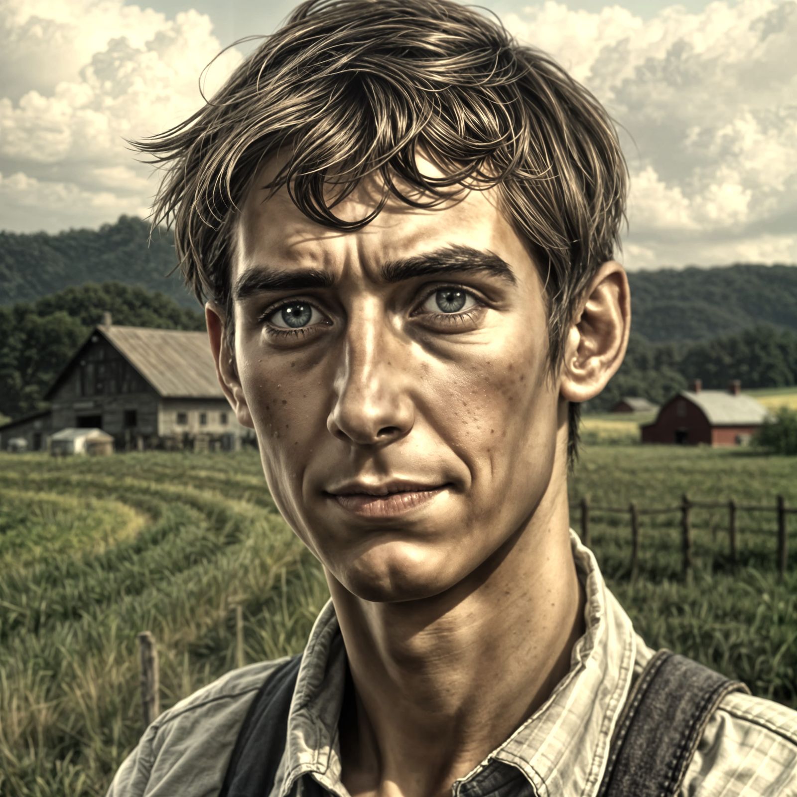 Rural Life in Detailed Realism