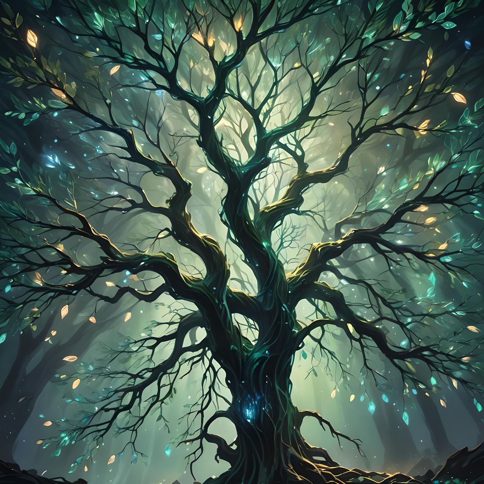 Fantastical Matte Painting in Deep Color