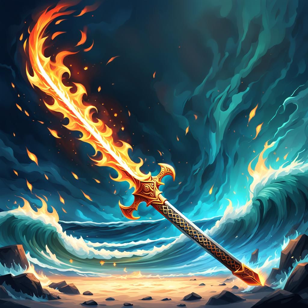 The fire sword