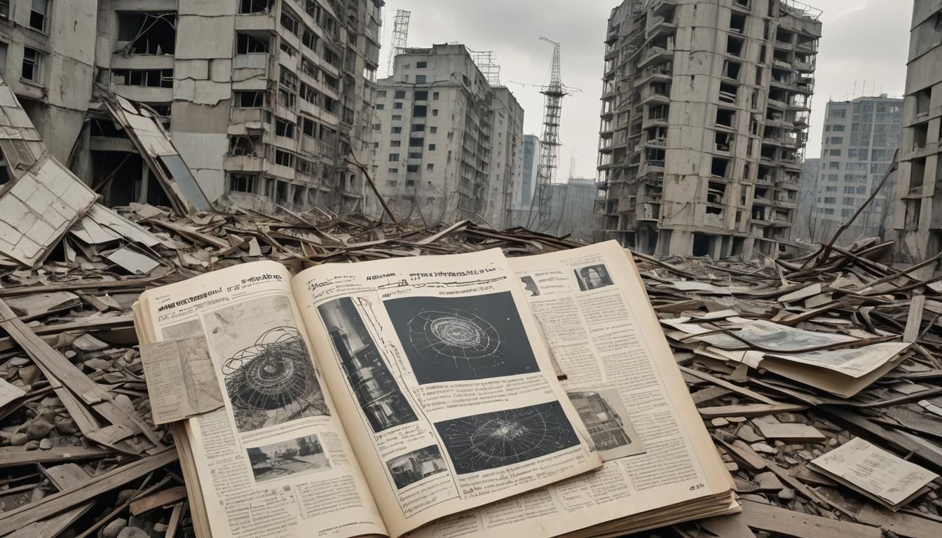 Chernobyl Ruins: Bio Transistor in Polish Comic Style