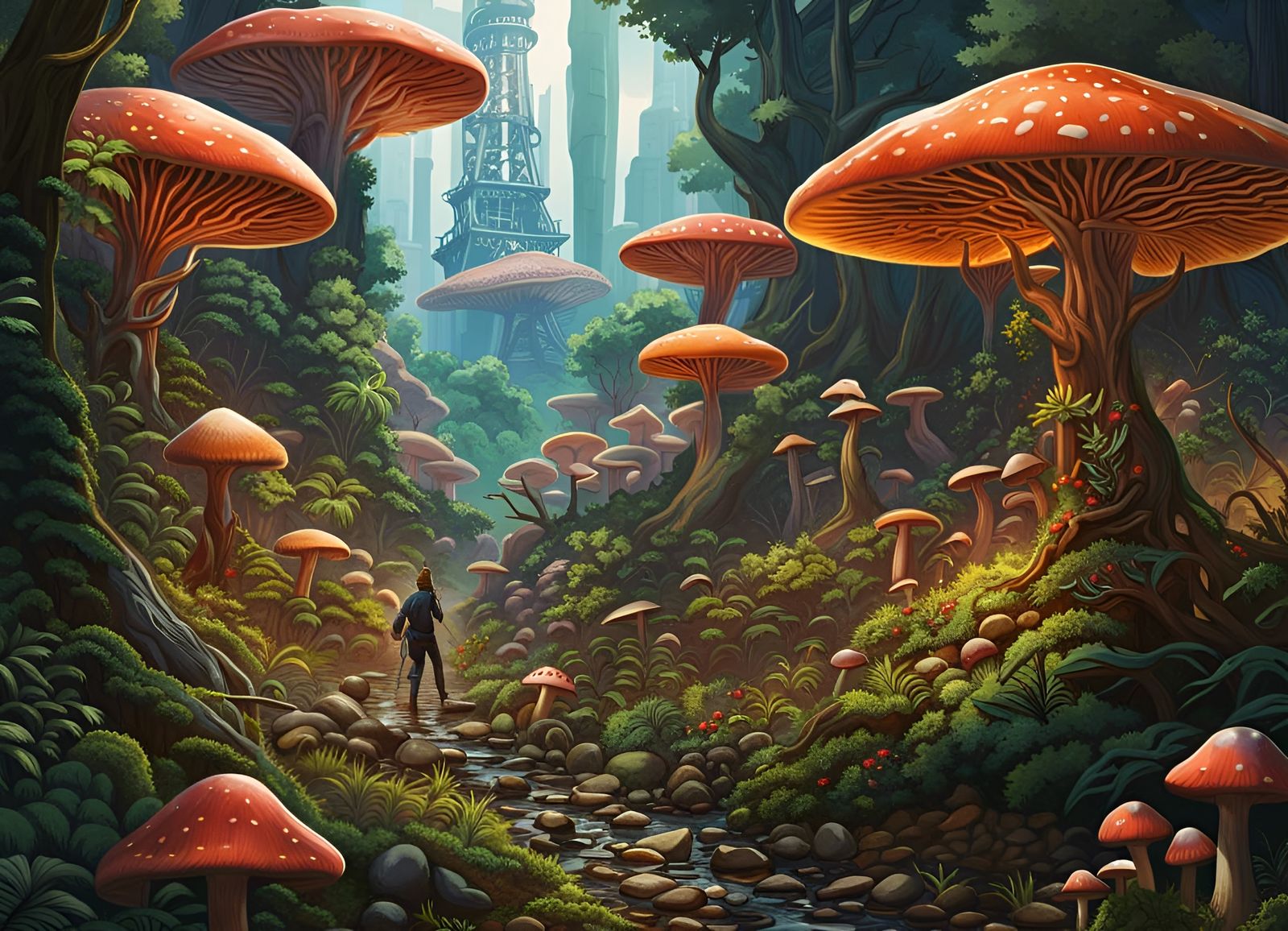 Deep beneath the fantasy rainforest canopy, I took a euphori...