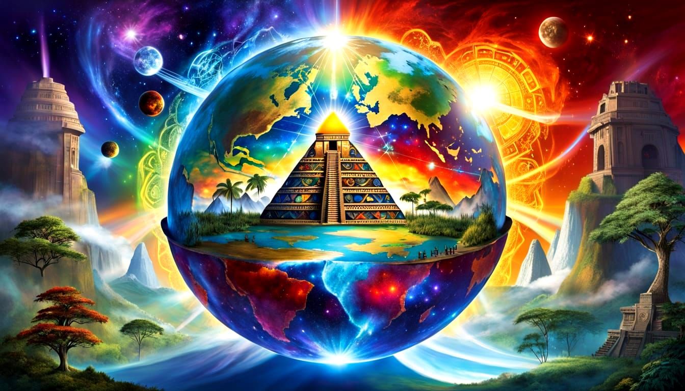 Earth as Crystal Globe of Mayan Cosmology