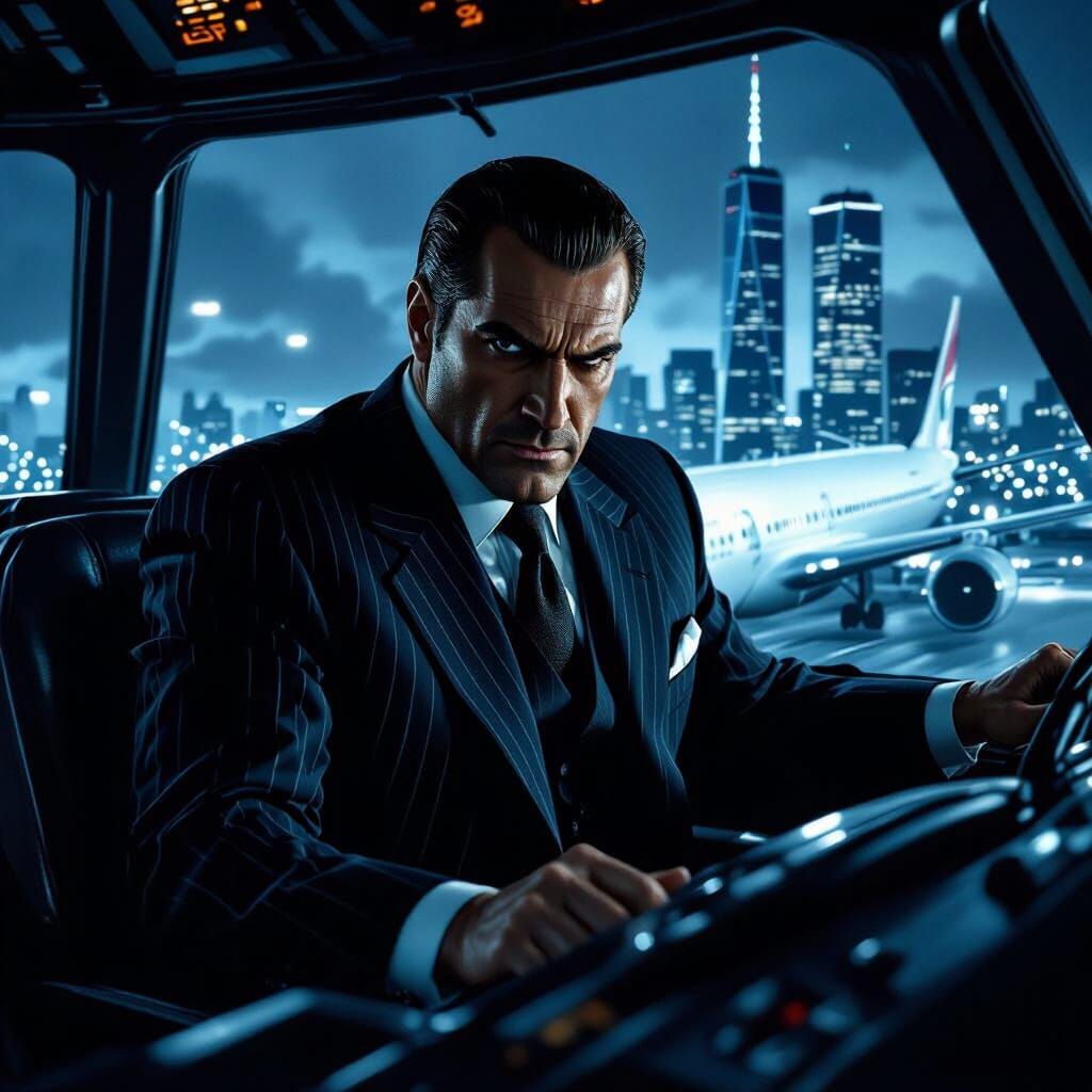 Mafia Boss Pilots Plane Towards Iconic Towers