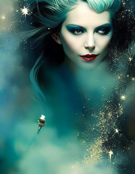 Ethereal Fairy Godmother with Magic Wand