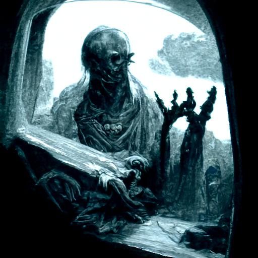 Vecna: A Gothic Horror Illustration