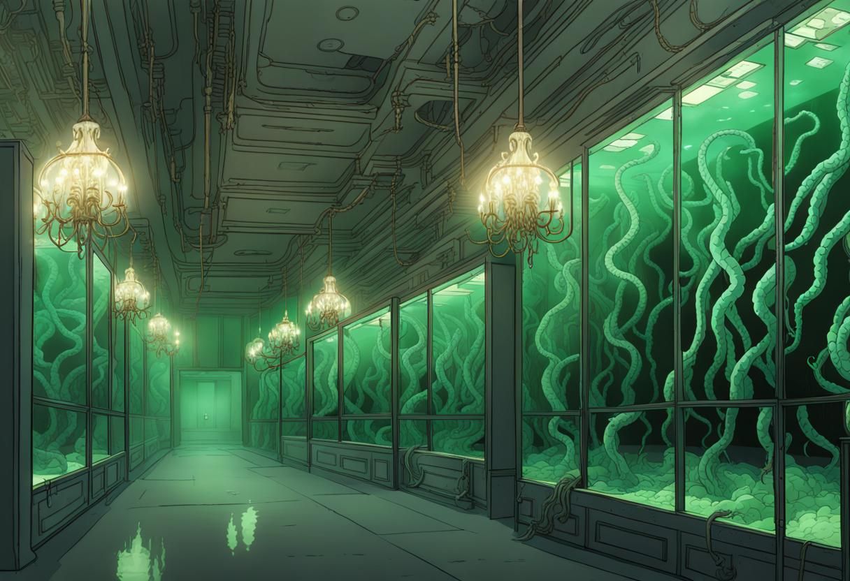 Brain Tank in a Mysterious Chamber