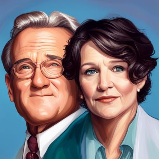 Hyperdetailed Portrait of Mrs. Doubtfire