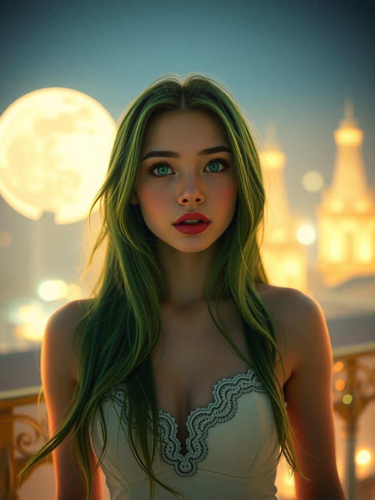 mysterious young woman