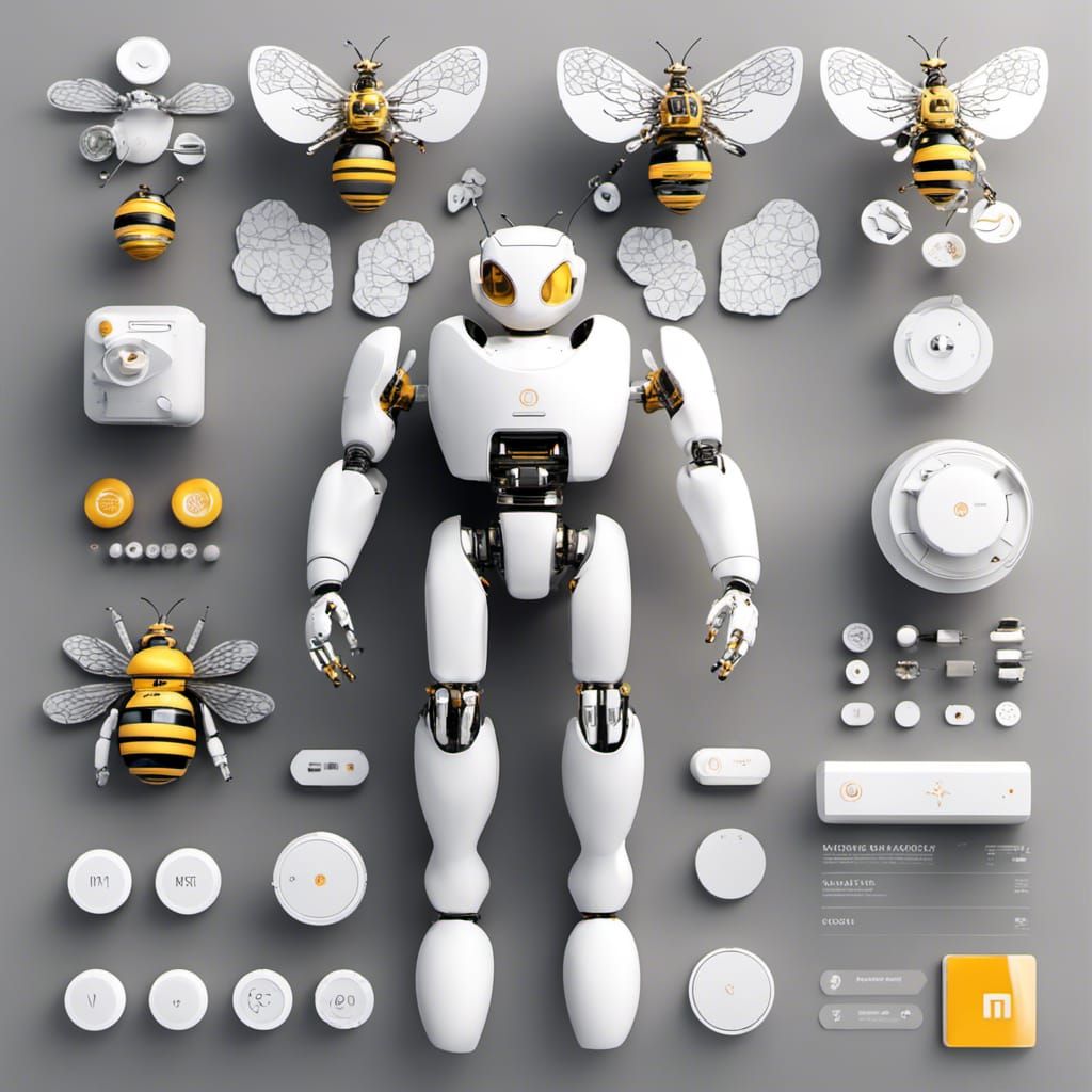 Robot bee knolling