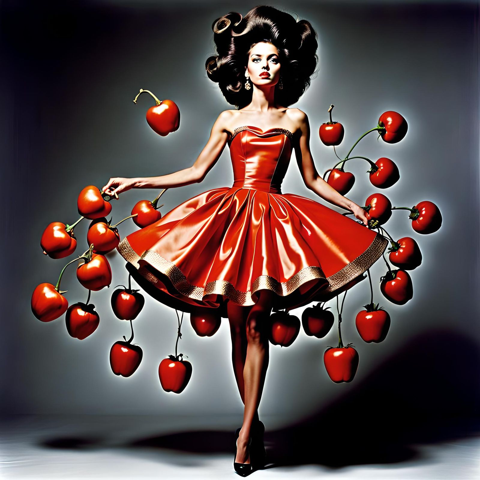 Avedon-Inspired Black and White Portrait