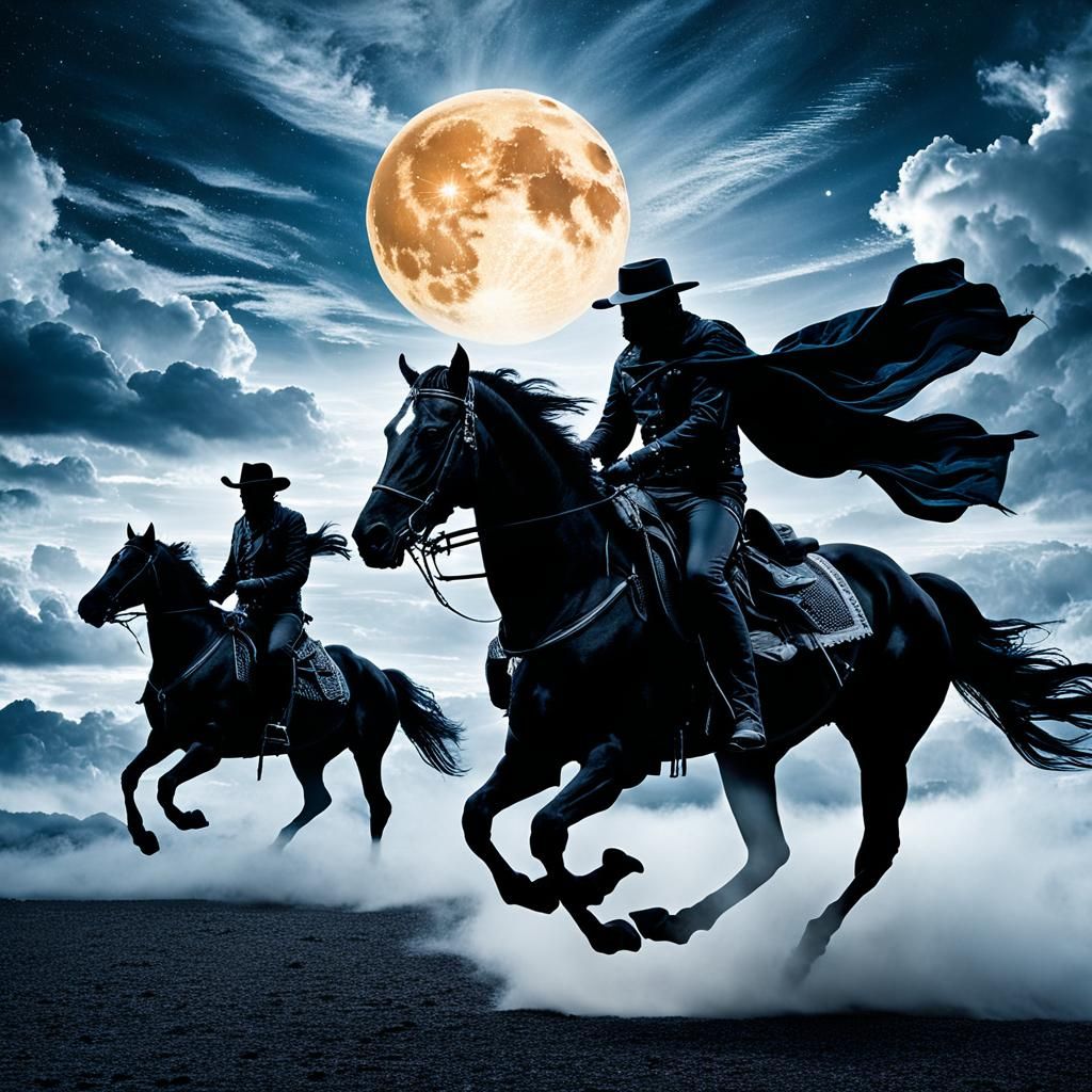 Ethereal Ghost Riders in the Sky