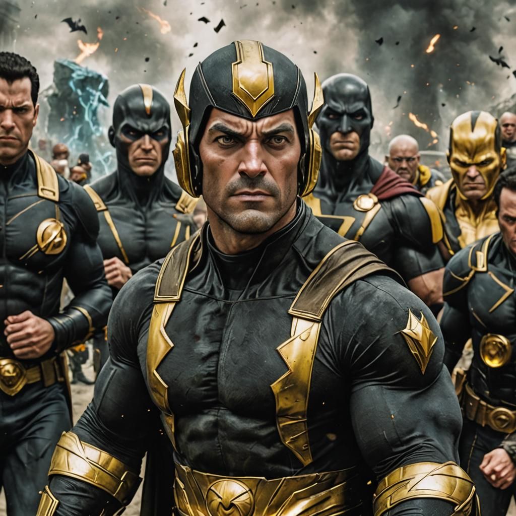 Black Adam Illustration