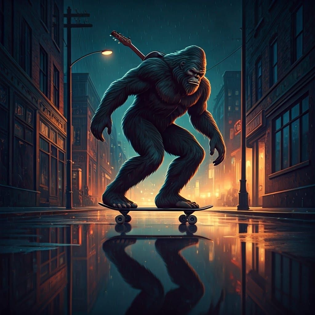 Surreal Seattle Streets at Night