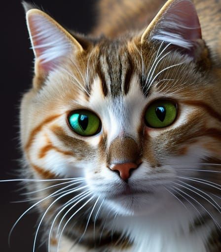 Biomechanical Porcelain Cat in H.R. Giger Style