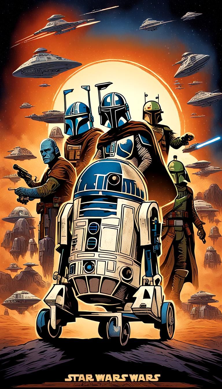 Star Wars Poster: Seeking Redemption in Retro Style