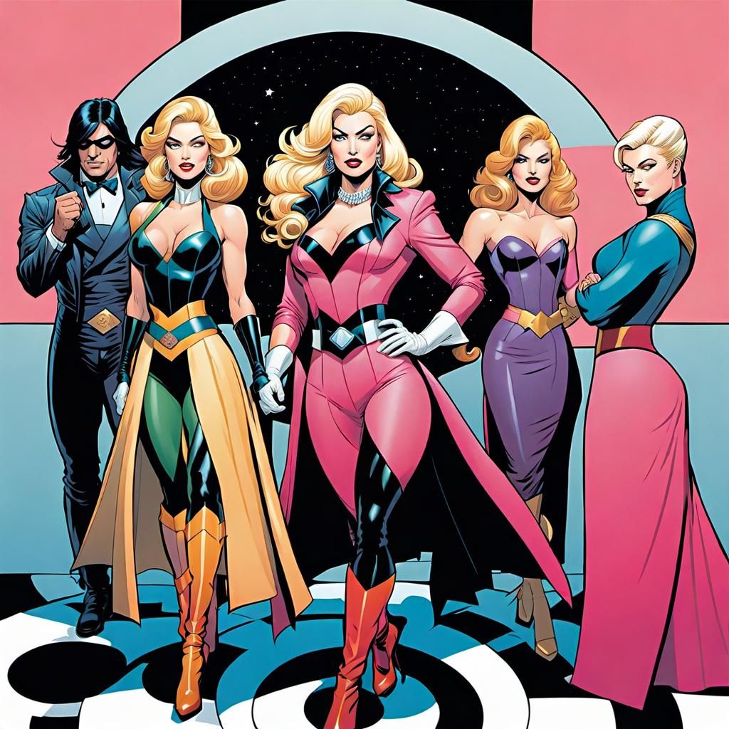 Drag Queens Comic Book Rescue by Gibson Guitar