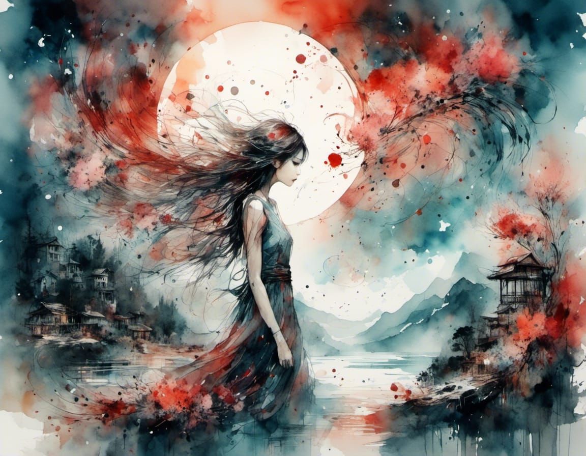 Immersed in the night