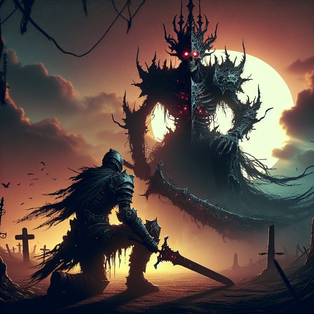 Weary Warrior and Royal Skeleton King