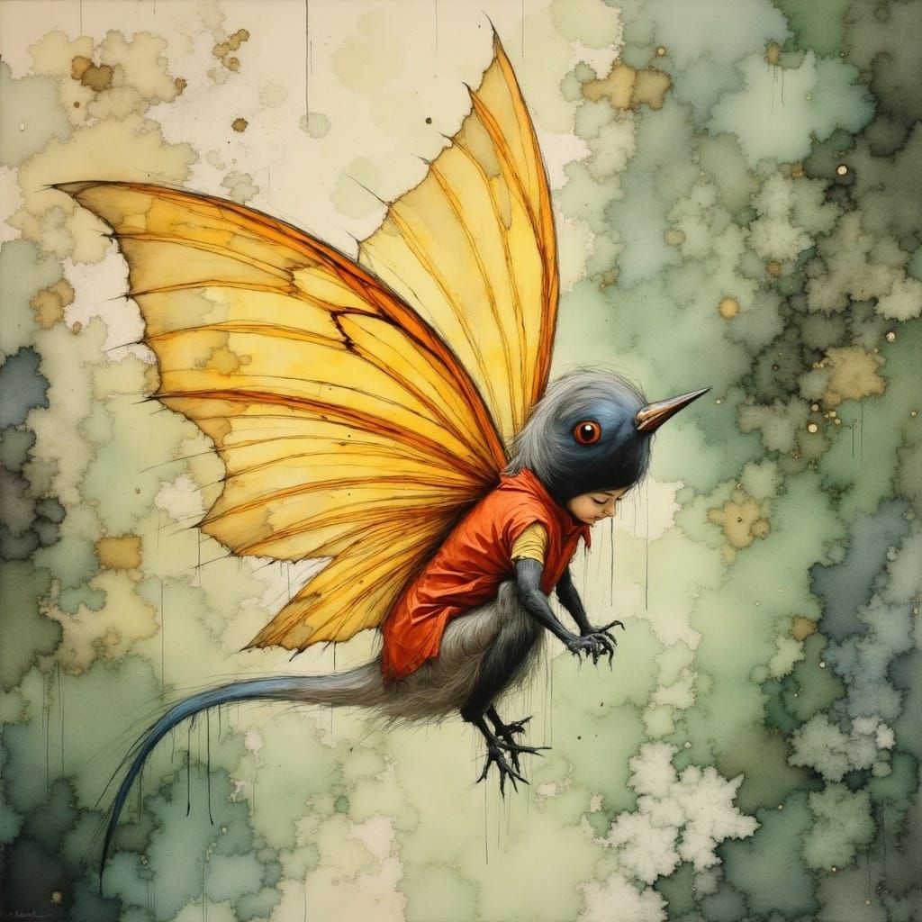 Beautiful Kites in the Style of Tyrus Wong