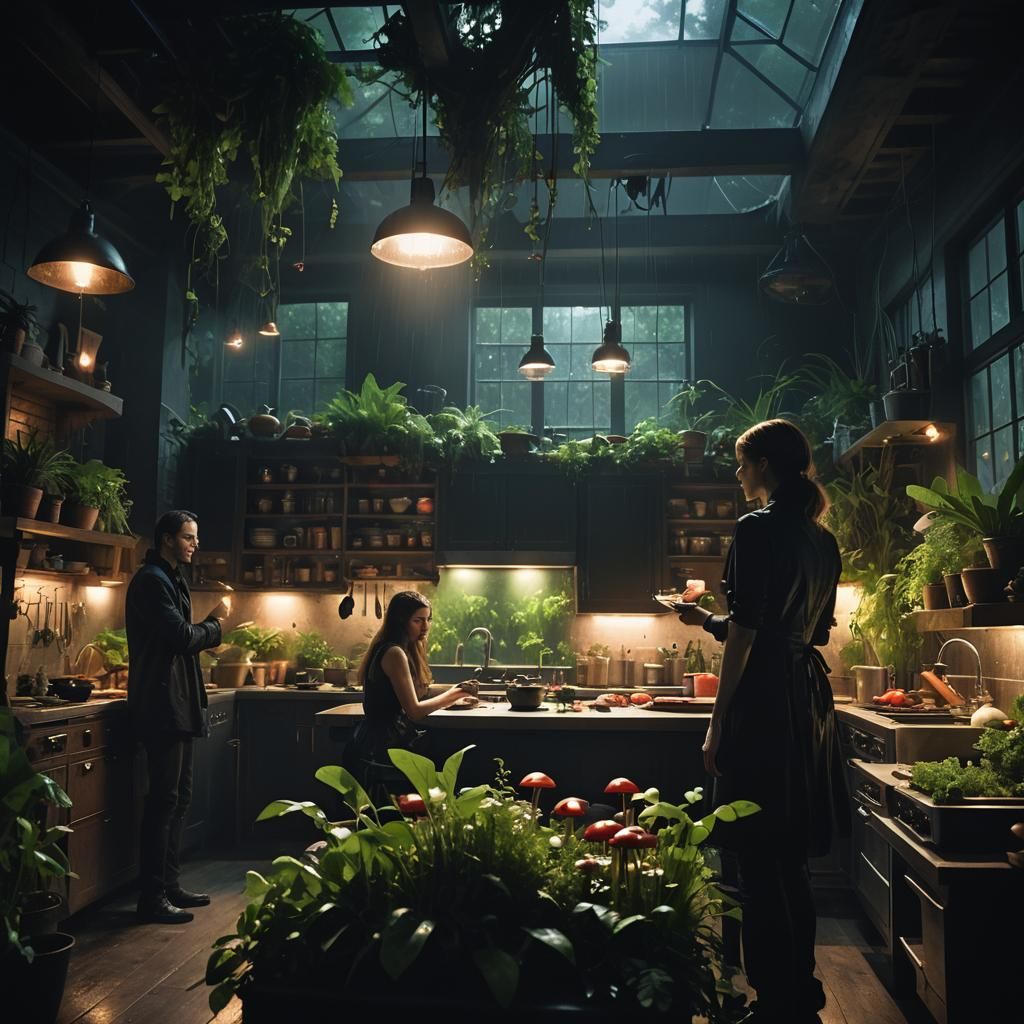 Vampires and Imps in a Secret Garden Loft