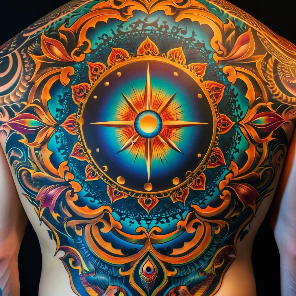 Intricate Million Dollar Tattoo in Hyperrealistic Style