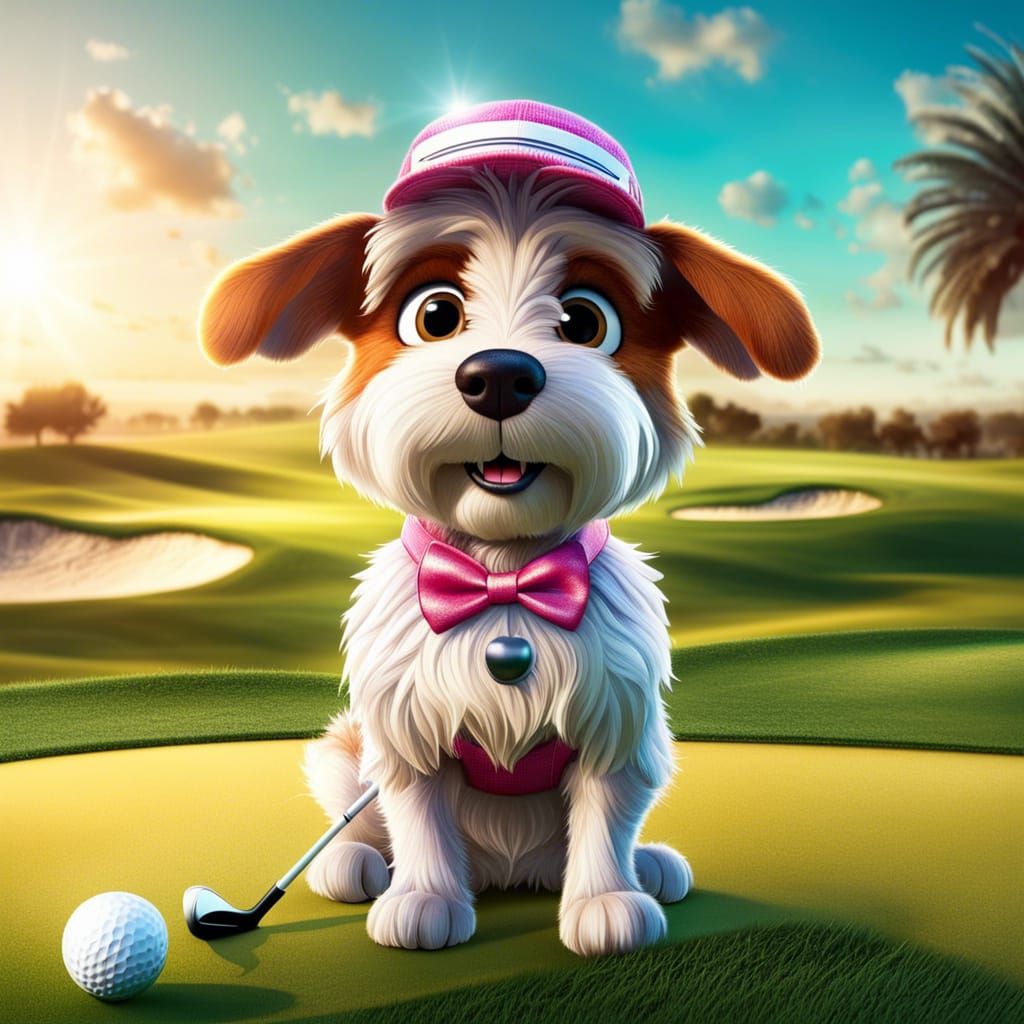 Golfer Dog