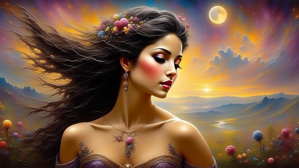 Blue Eyed Latina Warrior Waiting for Love