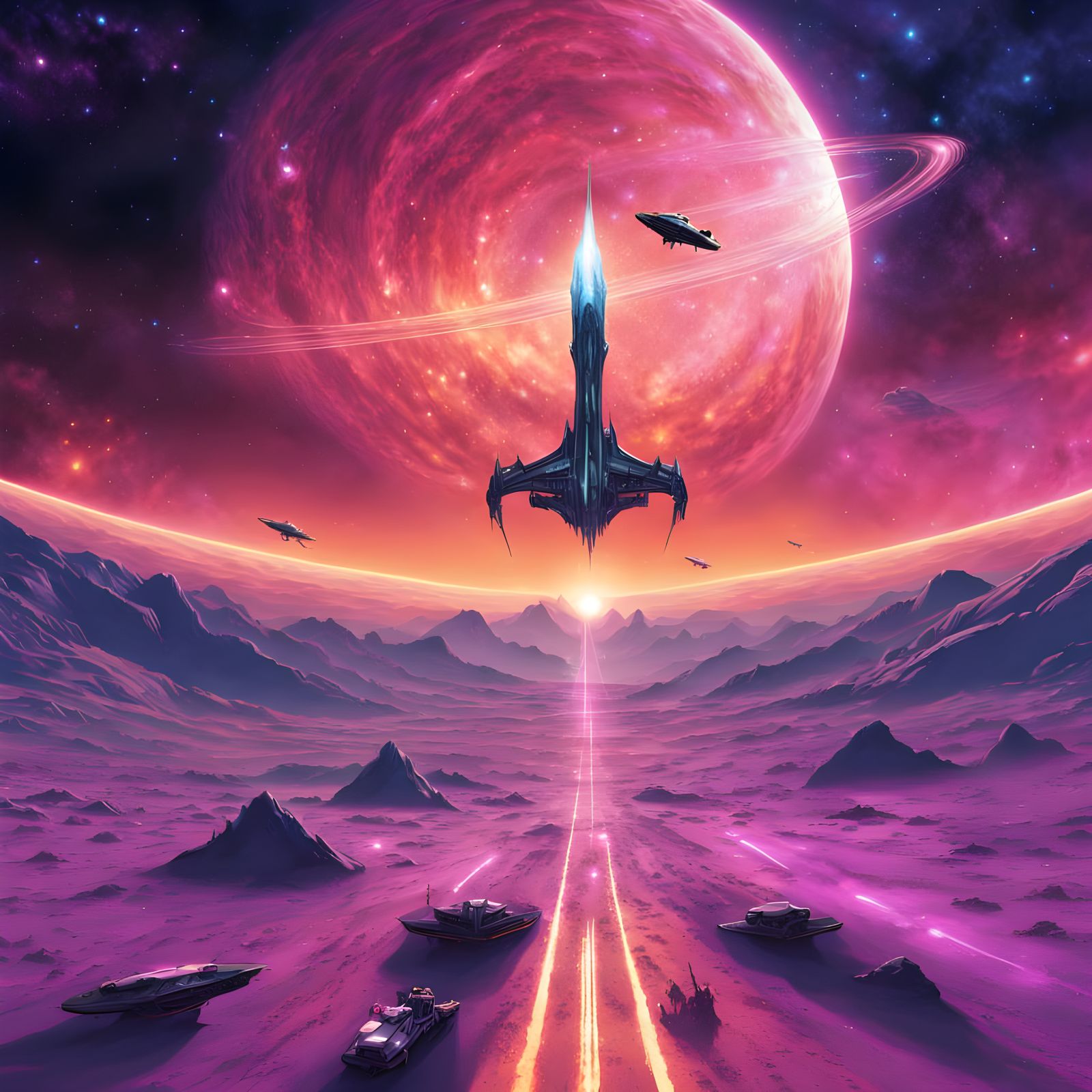 Celestial Highway at Dusk