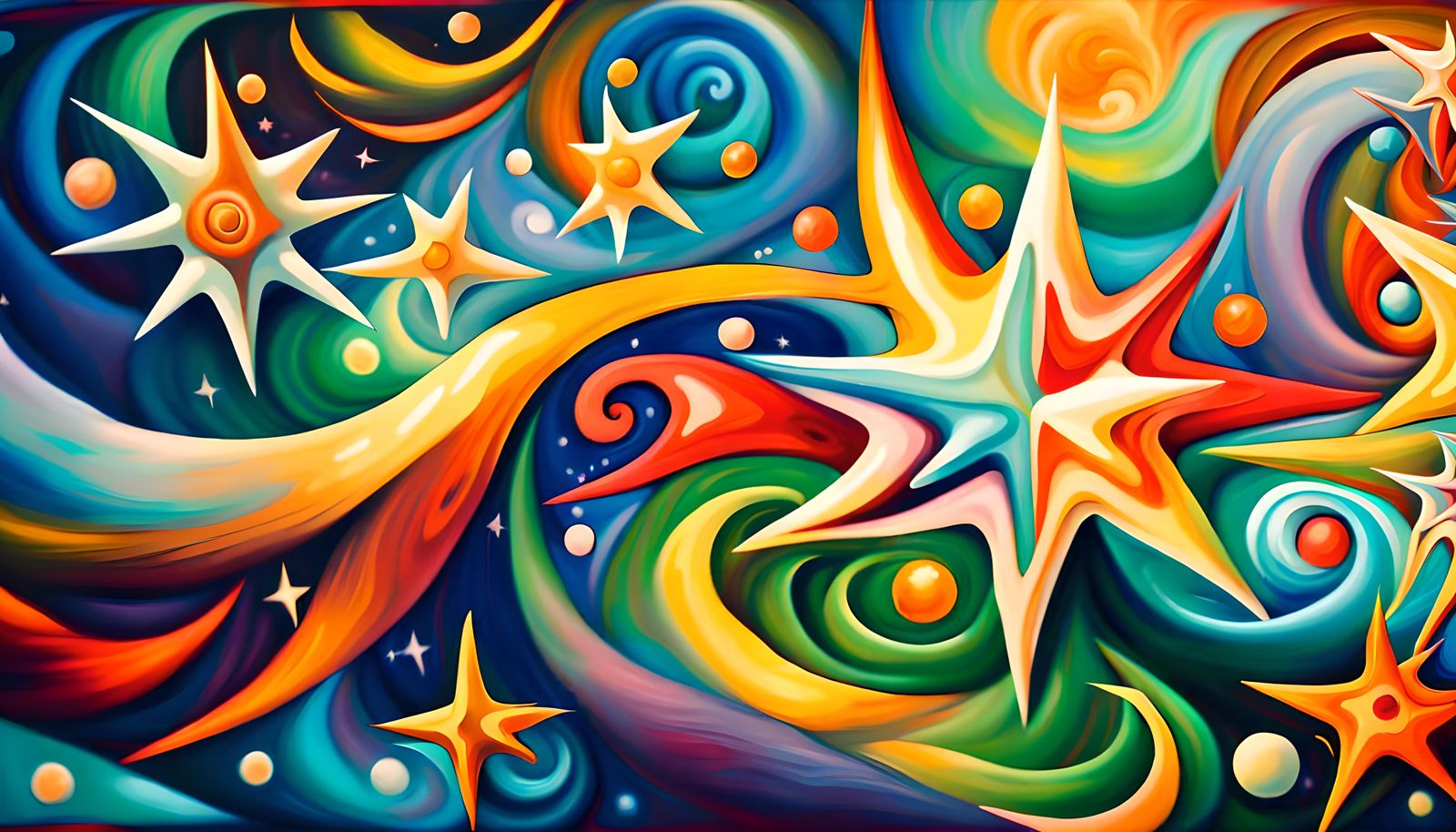 Iridescent Star-Beings in Electromagnetic Plasma: Impasto Pa...