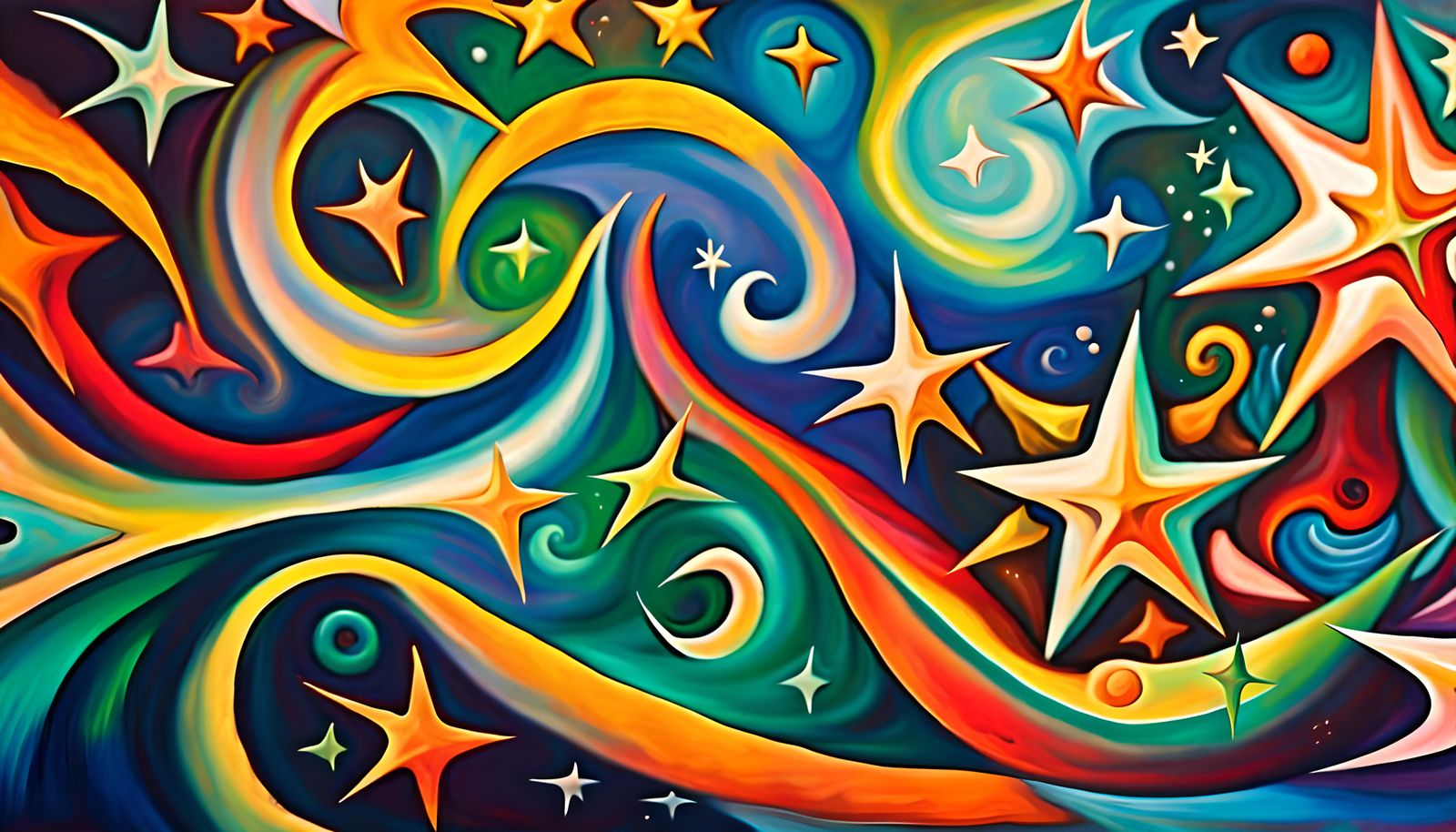 Variegated Star-Beings in Electromagnetic Plasma: Impasto Pa...