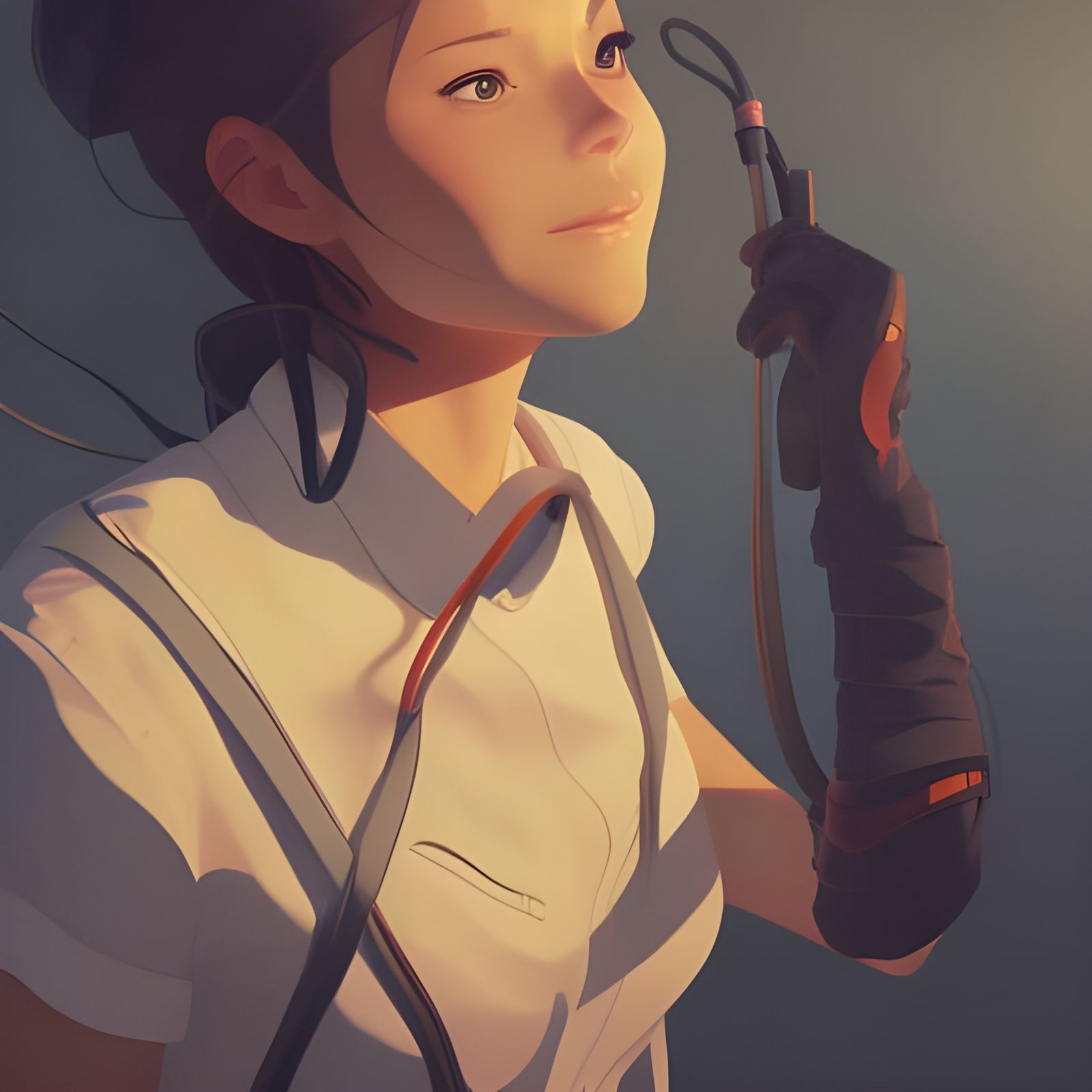 Linda Cardellini as Mechanic in Anime Style