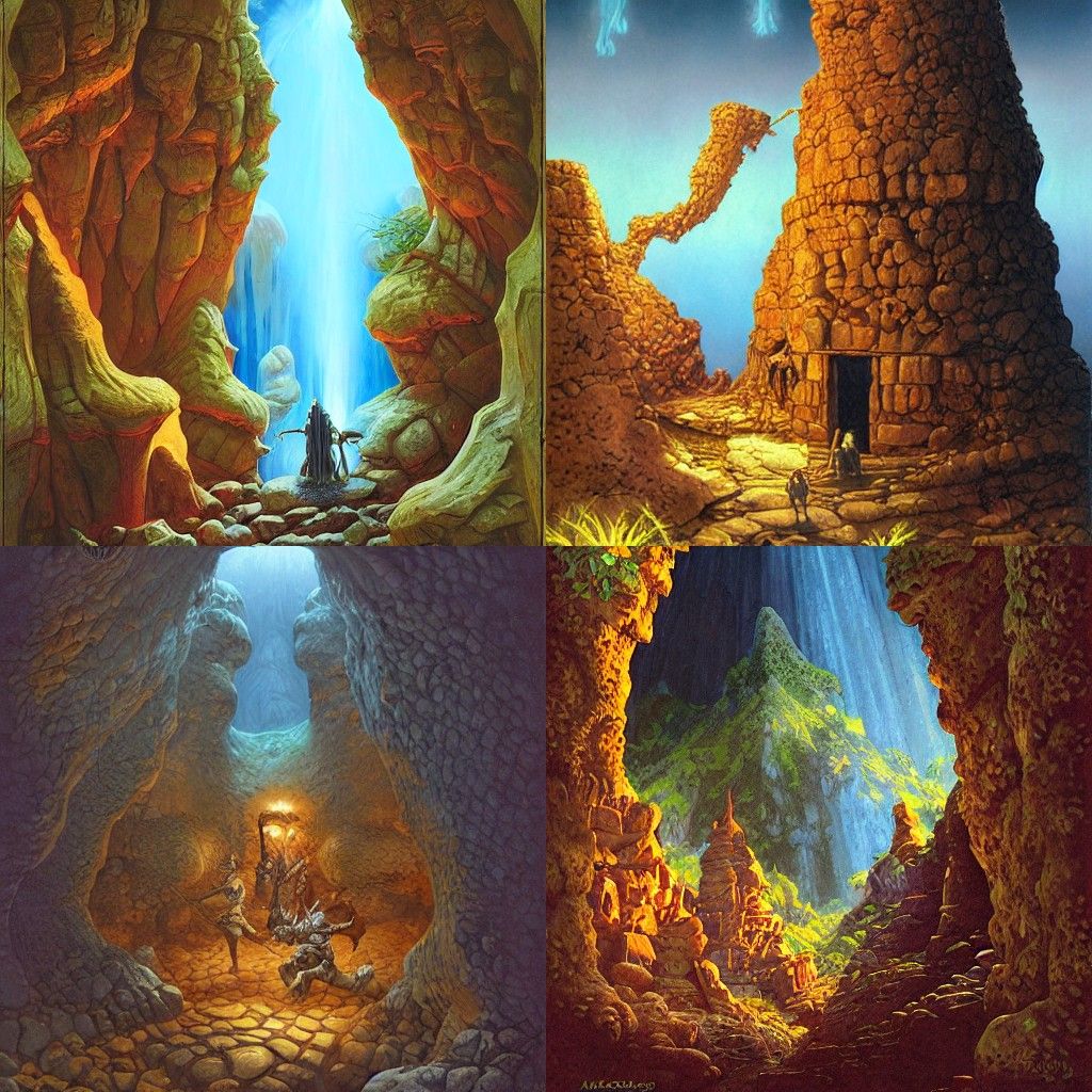 Fantasy Artifact Discovery in Ancient Cave
