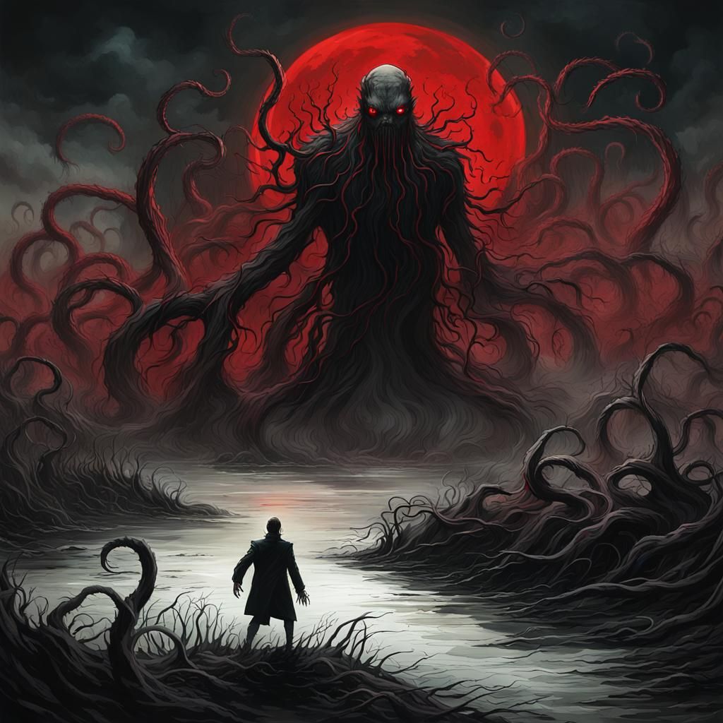 Twisted Eldritch Horror Emerges from Murky Swamp in Dark Fan...